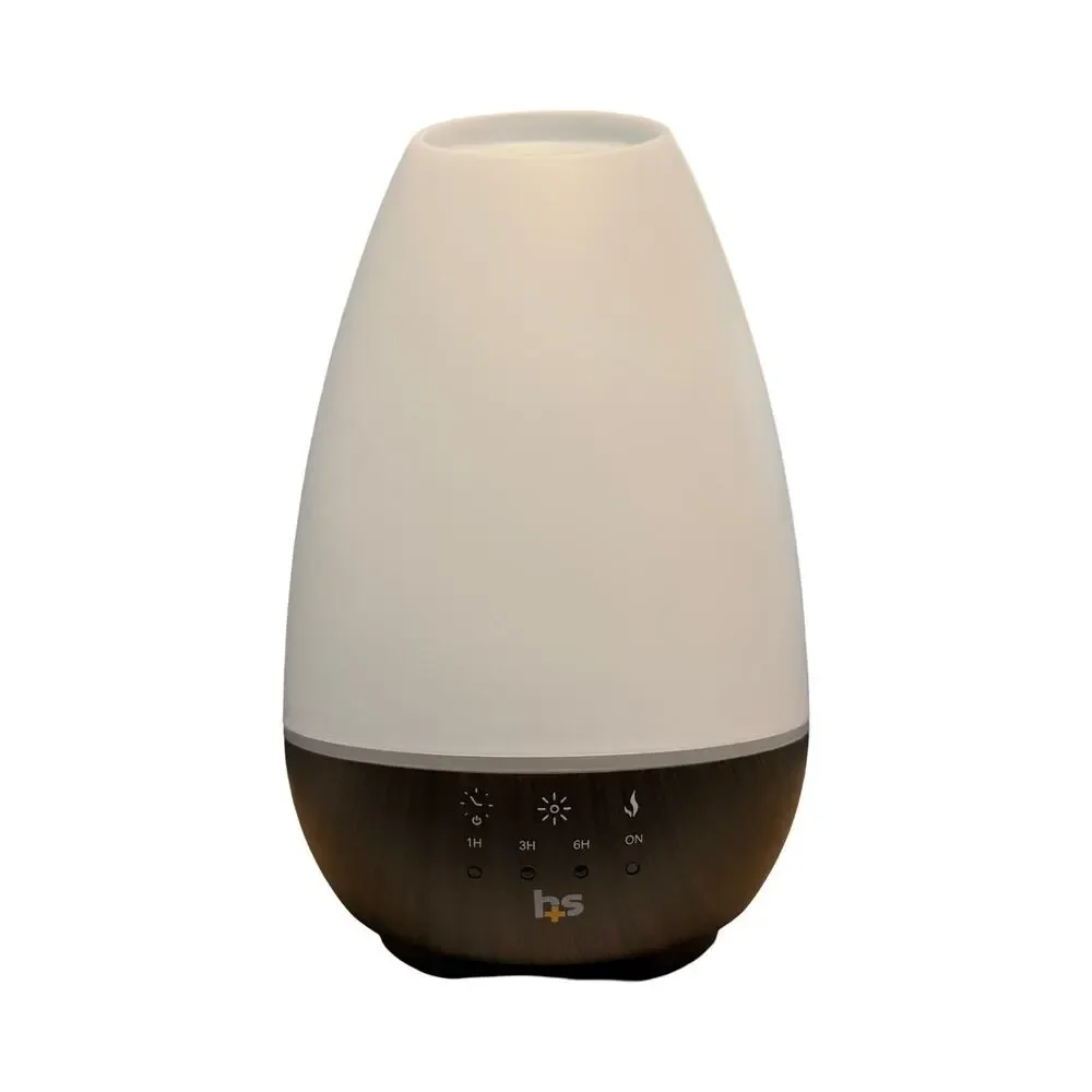 HealthSmart 500mL Essential Oil Diffuser Cool Mist Humidifier 7 LED White NEW